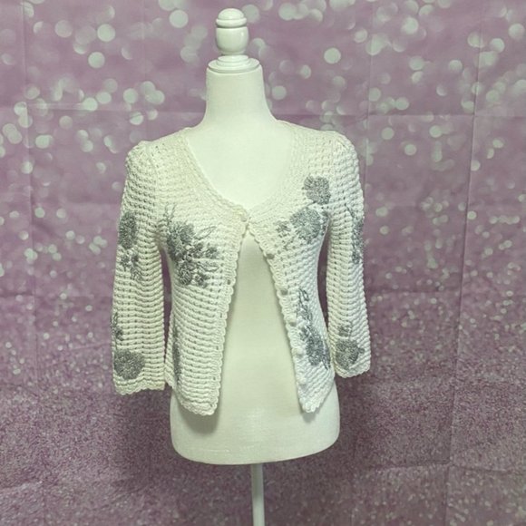 🎉🌟HP🌟🎉INC Embellished cardigan - Picture 3 of 12